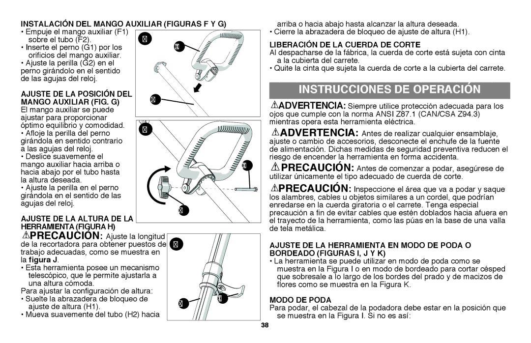 Black & Decker LST136 instruction manual Instrucciones DE OPERACIÓN 